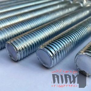 پیچ متری آهنی تمام دنده گالوانیزه 5.6