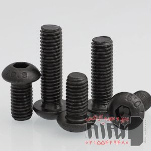 پیچ آلن کله قارچی فولادی